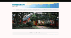 Desktop Screenshot of blueridgeguestfarm.co.za